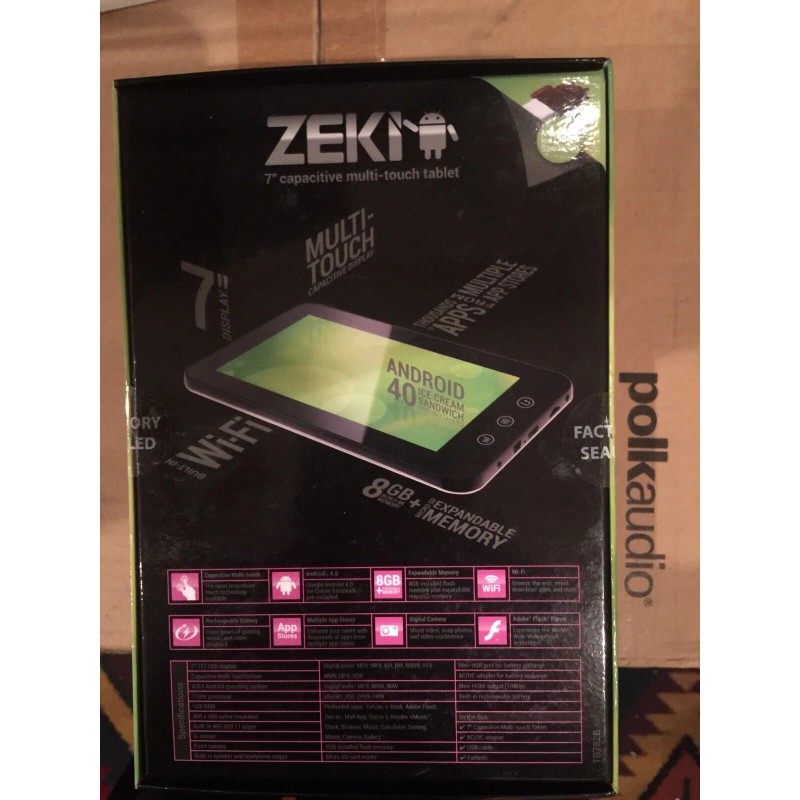 Zeki 7” Capacitive Multi-touch Tablet