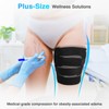Feamero Plus Size Thigh Compression Wrap for Lymphedema & Swelling