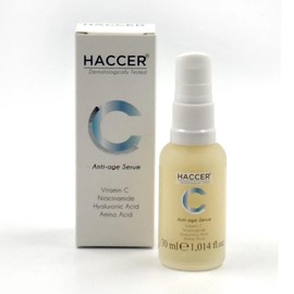 Haccer Anti Age Hair Serum 30 ml - Vitamin C, Niacinamid, Hyaluronsäure und Aminosäure - Feuchtigkeitsspendend, Nährend und Reduzierend Für Die Haut, Anti-Age Hautserum