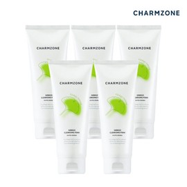 Charmzone 참존 징코 내츄럴 클렌징 폼 200ml 5개 Chamzon Ginkgo Natural Cleansing Foam 200ml 5pack