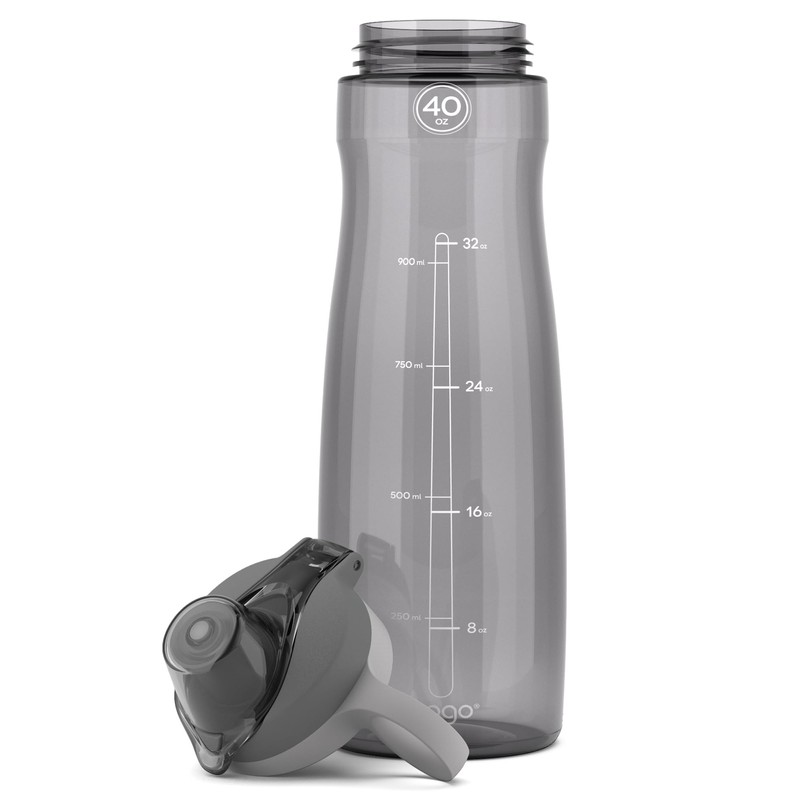 Pogo BPA-Free Tritan Plastic Water Bottle with Chug Lid, 40