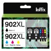 902XL Ink Cartridges Combo Pack Compatible with HP 902 XL