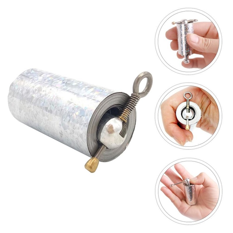 HEALLILY 2pcs Pocket Wand Metal Retractable Magic Wand Stage Props