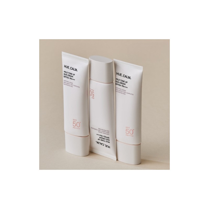 Huecalm Mild Tone-Up Sun Cream 40ml (SPF50+PA++++) / 휴캄 마일드
