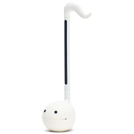 Otamatone Japanese Electronic Musical Instrument Portable Music Synthesizer from Japan by Maywa Denki Studio Award Winning, Educational Fun Gift for Children, Teens & Adults - White