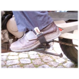 Biker Motorcycle Straps Clamps Trouser Leg Strap Black 1 Pair / 2 Pieces for Holding Down Trouser Legs