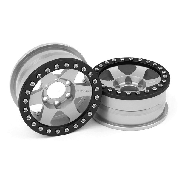Vanquish Products 1/10 Method 310 1.9 Race Crawler Wheels 12mm Hex Clear Anodized 2 VPS07764