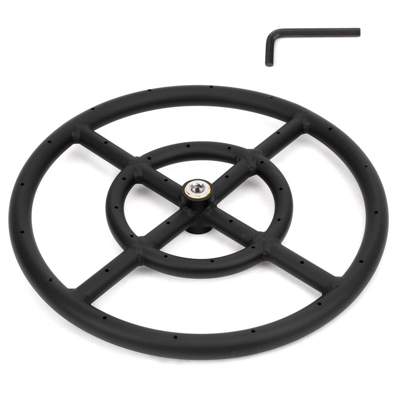 Stanbroil 12 Inch Round Fire Pit Burner Ring for Natural