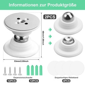 Türhalter Magnetisch Türfeststeller Wohnmobil 2 pcs Magnetischer Türhalter Wand Magnet Weiß Türhalter Wohnmobil Zubehör Türfeststeller Wohnwagen Türhalter für Wohnwagen Wohnmobil Boot