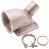 CXRacing Turbo Elbow Adapter + Vband Flange Clamp Kit T3/T4