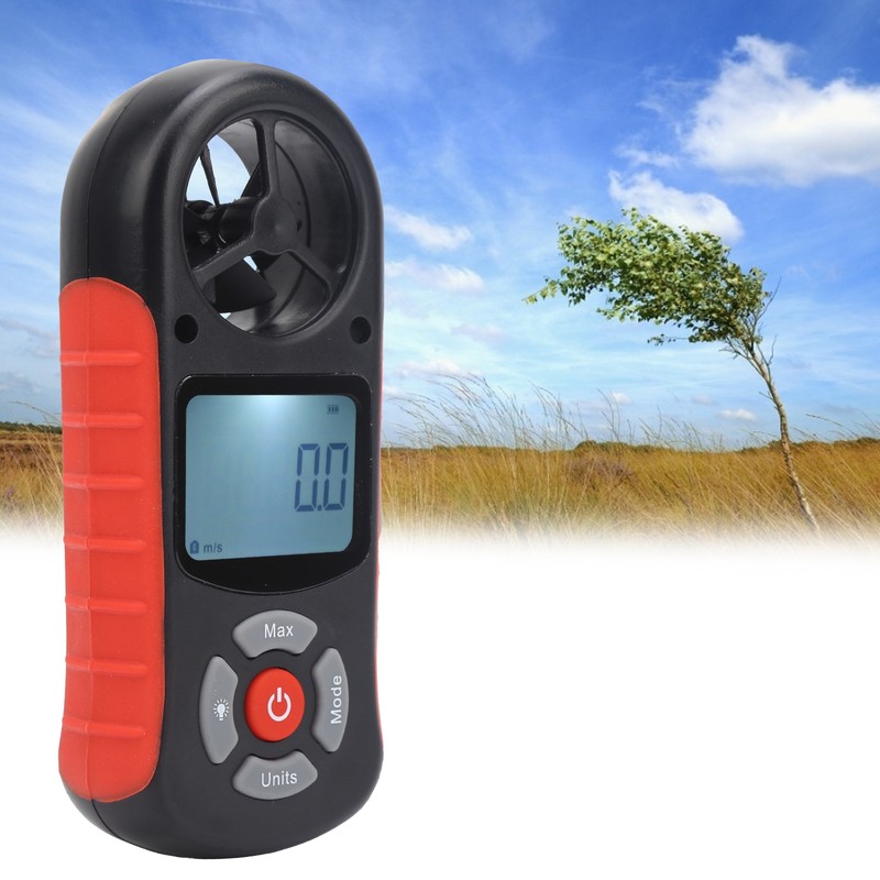 TL-303 8 in 1 LCD Digital Anemometer Wind Speed Temperature