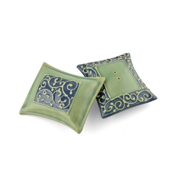 Creative with Clay Pillow Salt and Pepper Shaker Set, Soft
