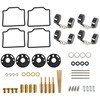 waltyotur 4pcs Carburetor Repair Kit & Float Replacement For Honda
