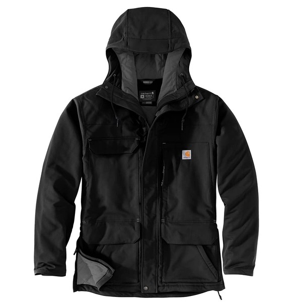 Carhartt Men's Super Dux Relaxed Fit Insulated Traditional Coat, Black, Large