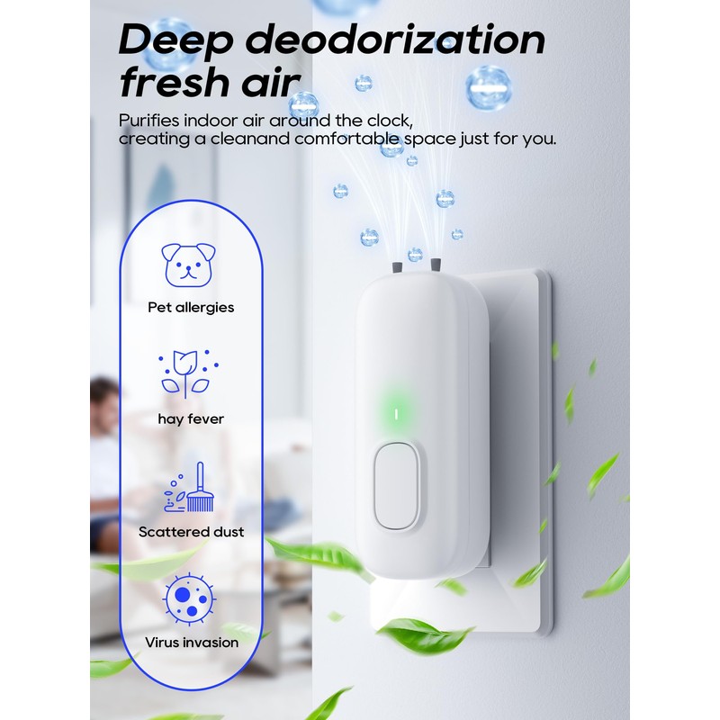 Plug In Negative Ion Air Purifiers Quiet Air Freshener for