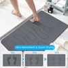 TBEECOZY Stone Bath Mat,Bath Rug Diatomaceous Earth Shower Mat,Drying Hard