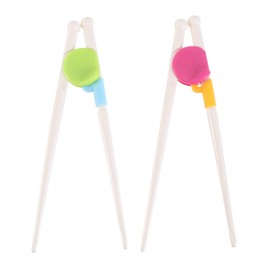 Healifty 2 Pairs Training Chopsticks Learning Chopstick Helper Set for Kids Right or Left Handed for Kids Adults Beginners