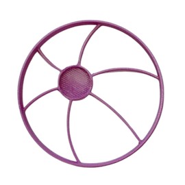 6X BEACH BALL SUMMER FUN FONDANT CUTTER CUPCAKE TOPPER SIZE 1.75 INCH USA MADE FD4768