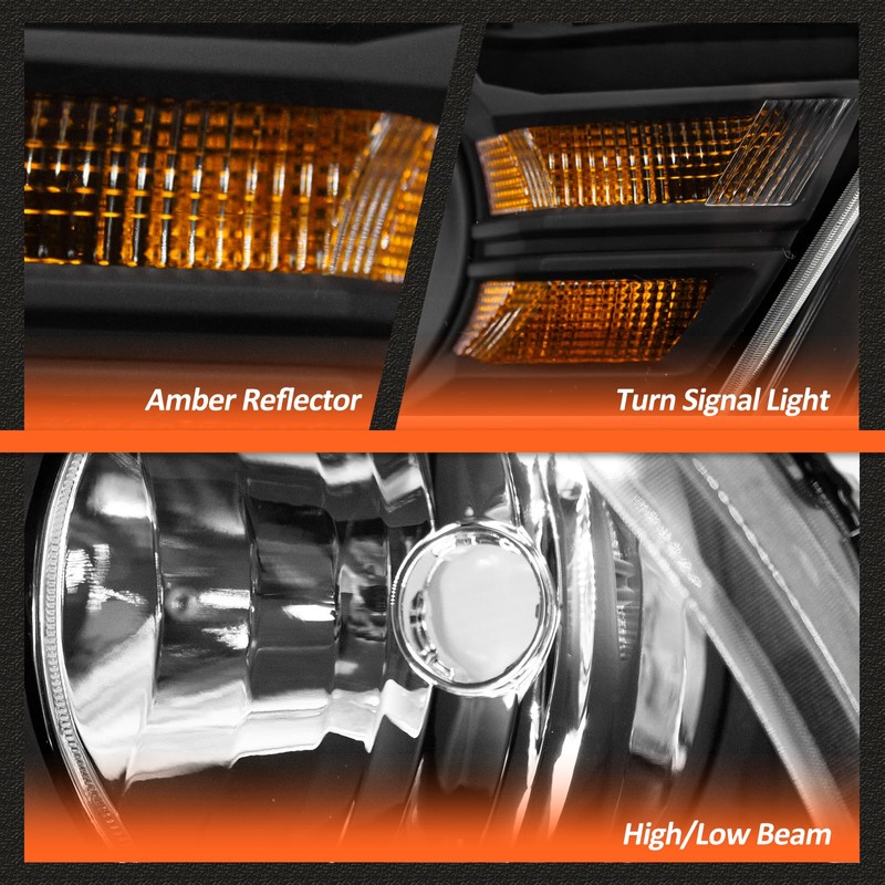 AXLAHA Headlight Assembly for 2010 2011 2012 2013 2014 Ford