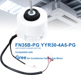 Smtime FN35B-PG YYR30-4A5-PG Air Conditioning Motor Compatible with Gree Air Conditioner Indoor Fan Motor 208-230V 60Hz 30W 0.32A 6-Wire AC Motor Y4S476E002G 1501214501