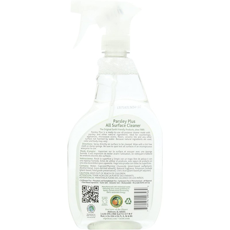 Earth Friendly Products Parsley Plus Cleaner, 22-Ounce (Pack of 2)