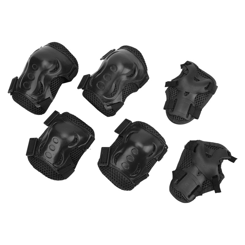 Juego de 6 Piezas de Rodilleras Ajustables Y Coderas Deslizantes,