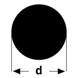 Round Aluminium Rod Solid Material 6.0 mm 2000 mm