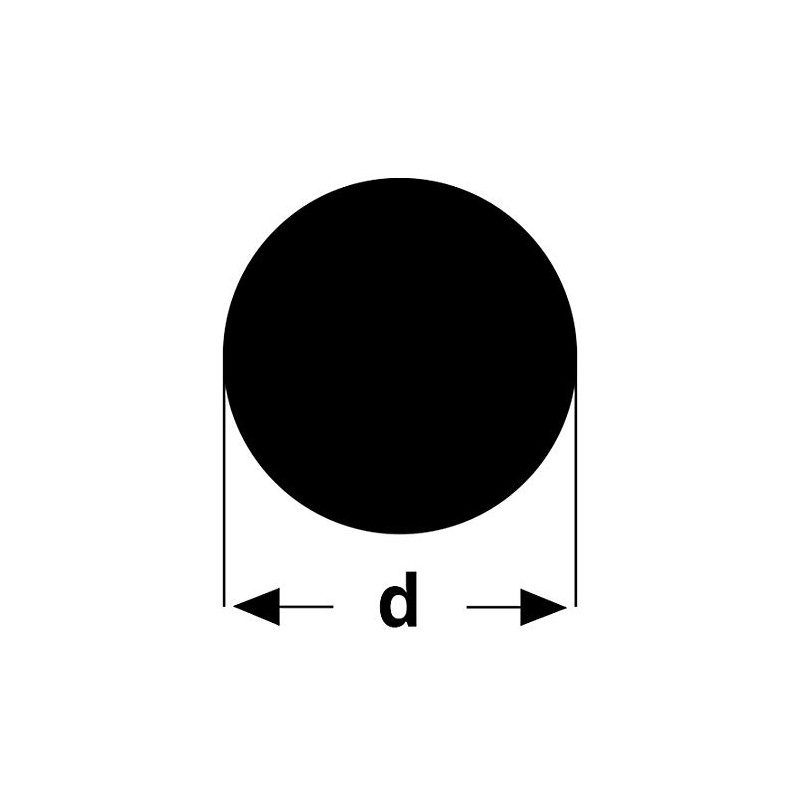 Round Aluminium Rod Solid Material 6.0 mm 2000 mm
