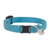 Lupine Breakaway Cat Collar with Bell 1/2" Wide Aqua adjusts