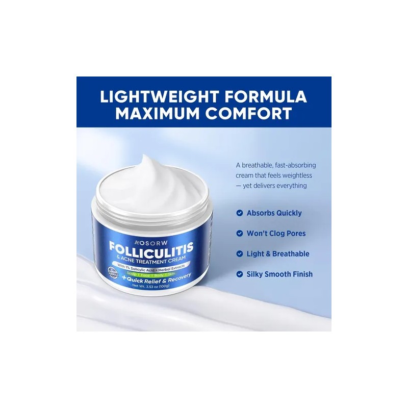 Crema Para El Tratamiento De La Foliculitis Y El Acné