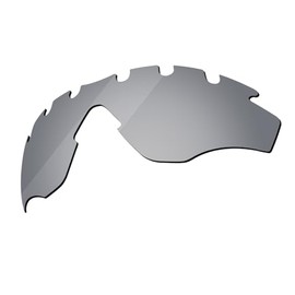 Boldbright Replacement Lenses Compatible with Oakley M2 Frame Vented Sunglasses - Silver Titanium - Polarized