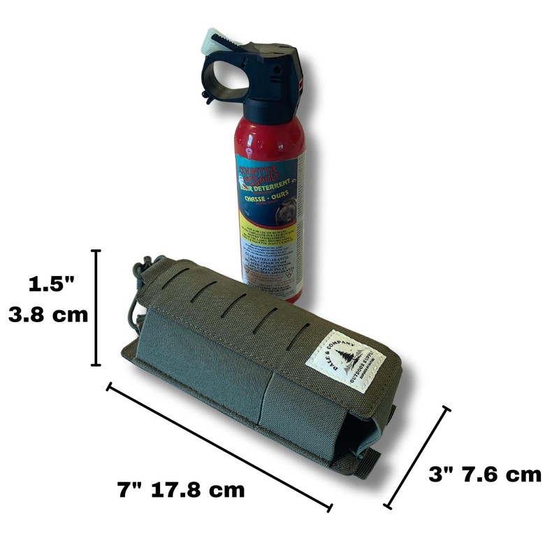 Dale & Company Tactical Bear Spray Sheath with Pouch, Green