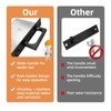 TSOEORET Pocket Door Edge Pull and Recessed Finger Flush Pull（6