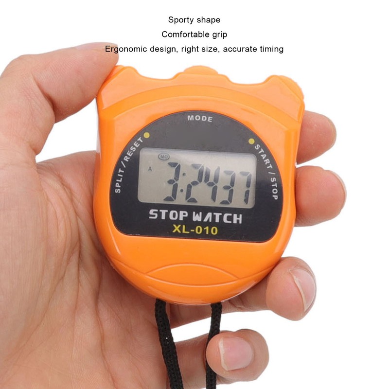 Referee Digital Stop Watch Timer Waterproof Multi Functions 140mAh Sports