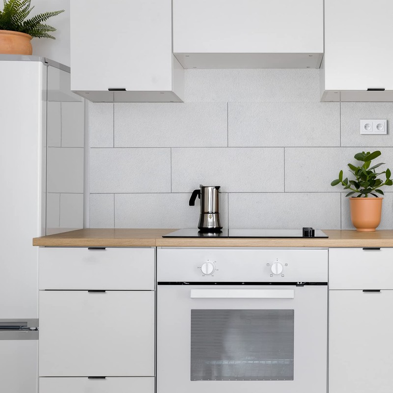 Ravinte 1 Pack Finger Pulls for Cabinets 76mm/3" Length Black