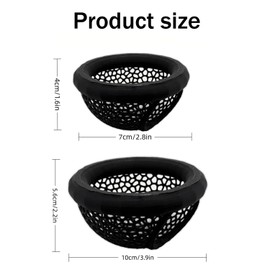 JINJUMEI 2PCS Floating Betta Hammock & Shrimp Shelter, Beta Fish Tank Decor, Aquarium Beta Hideout, 3D Printed Aquarium Decor with Feeding Ring, Safe Resting Spot for Betta Fish, Shrimp and Small Fish