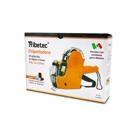 Ribetec Etiquetadora Marca Precios, Fecha,Cad y Lote Manual de 20 Dígitos 2 LíneaS RT- 6600