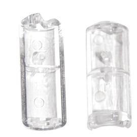 HomeAmore Condensers, 5 Pack for Blinds. Safety Tassels, Clear Slick Design. Modern Easy Blind Upgrade. Replace Your Old, Broken and Sun Damaged Ones Easily. Quick and Easy Fix. for Cords Upto 1.8mm.