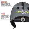 Triple Eight Snow Audio Ski and Snowboard Helmet with Built-in
