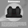 FIOQE Truck Seat Cover Front Solid Bench Seat Covers with