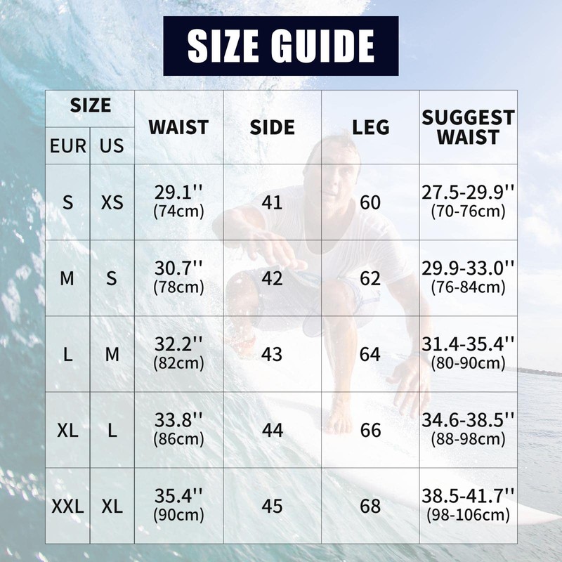 EDOTON Swimming Trunks for Men with Zip Pocket, Quick-Drying, Waterproof