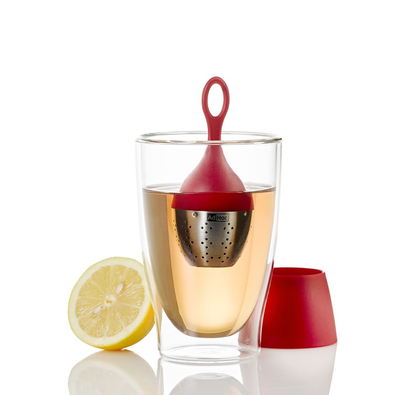 AdHoc INADHOC-TE09, Inoxidable, Rosso, Taglia Unica