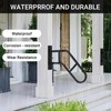 Aduanbang Hand Rails for Outdoor Steps & Elderly,U-Shape Wall Mount