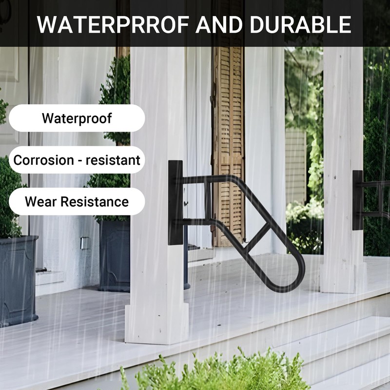 Aduanbang Hand Rails for Outdoor Steps & Elderly,U-Shape Wall Mount