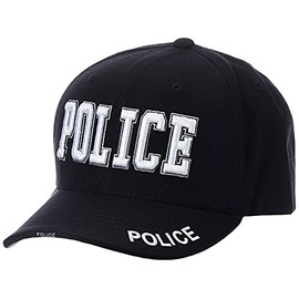 Rapiddominance Police Deluxe Law Enforcement Cap, Black