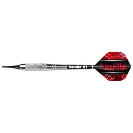 Karella Soft Dart XT-3 19g Barrel Length 55mm Beginner Darts Silver Red