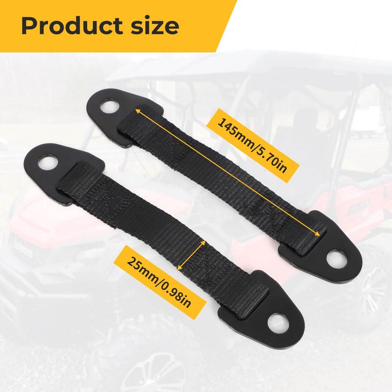 Motorparty Door Limiting Straps for Honda Pioneer 1000 SXS1000 2016-2020