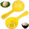 2 Pcs Yellow Half Round Rice Spoon Mold,Rice Serving Spoon