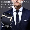 Tie Clip on Ties Necktie Clips Bar Pinch for Men