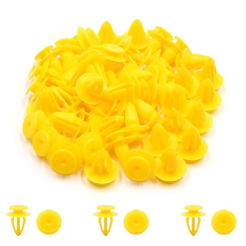 sourcing map Universal Car Vehicle Mudguard Rivets Mounting Clip Clips
